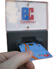 Zutrittsberechtigung mittels Girocard