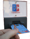 Türöffner an einer Bankfiliale