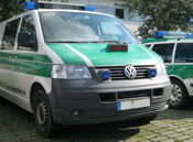 Grenznhe Schweiz: Kontrollfahrzeuge Zoll