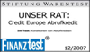 Finanztest empfieht Abrufkredit