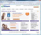 Startseite der netbank