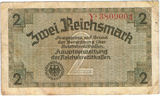 2 RM auf Papier von 1939