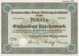 Historisches Wertpapier