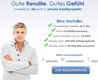 auxmoney Bildschirmdruck