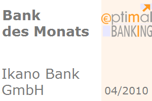 Bank des Monats April