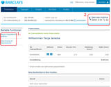 Bilder vom Barclays-Konto