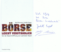 Signiertes Exemplar von Brse – leicht verstndlich