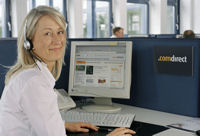 Schnappschuss aus dem Callcenter der Comdirect