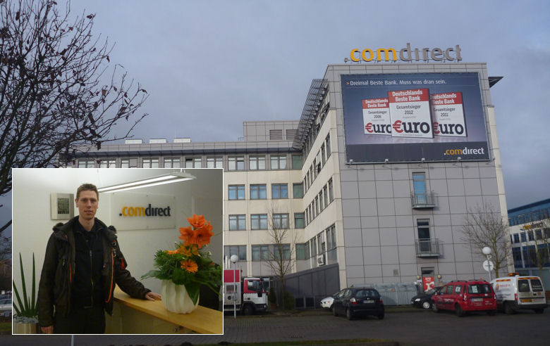 Besuch bei der Comdirect Bank in Quickborn