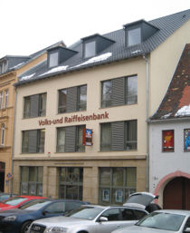 Deutsche Skatbank mit Parkplatz in Altenburg