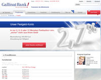 Zinsen vom Festgeld der Gallinat Bank
