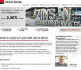 GEFA Auszahlplan