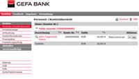 GEFA Online-Banking