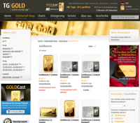 Gold Supermarkt Online-Shop