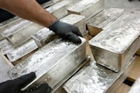 Gold Delivery Barren aus Silber