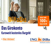Werbung der ING-DiBa für das kostenlose Girokonto