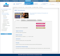 KBC Online – Info zum Festgeld