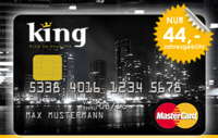 Abbildung der King MasterCard