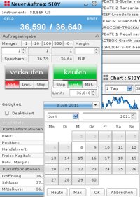 Limitorder beim Silber