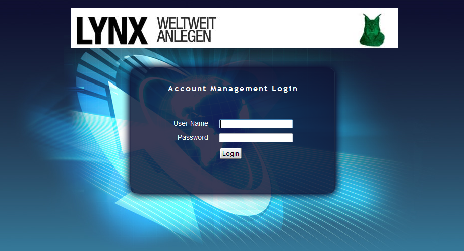 Login zum Lynx Konto