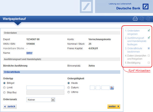 Oder beim maxblue Depot