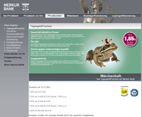 Online Tagesgeld der Merkurbank