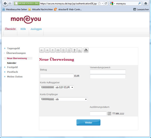 MoneYou Online Banking