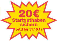 20 &euro; Startguthaben
