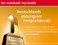 Nach eigenen Angaben ist die Norisbank die Nr. 1