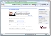Online Banking bei der DKB mittels Browser