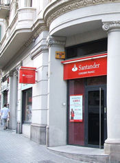 Filiale der Santander