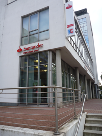 Filiale der Santander Consumer Bank in Magdeburg