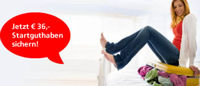 Werbung fr das Startguthaben der Santander