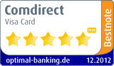 Testsiegel Comdirect Visa Card