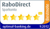 Testsiegel RaboDirect Sparkonto