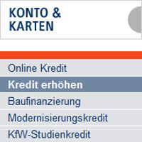 Kredit erhhen
