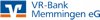 Logo der VR-Bank Memmingen eG