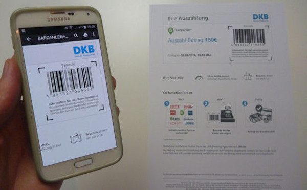 Geld abheben mit QR-Code