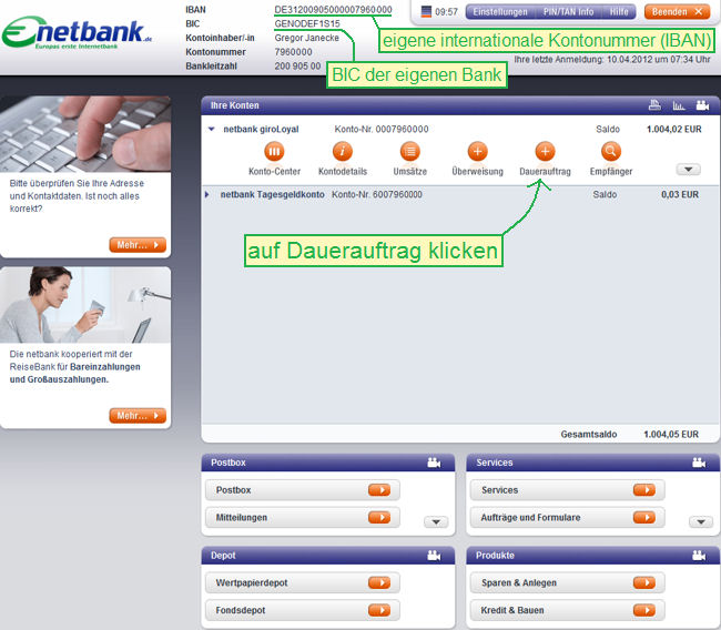 Konto bei der netbank – login Konto bei der netbank – login