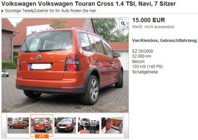 VW Touran günstig finanzieren
