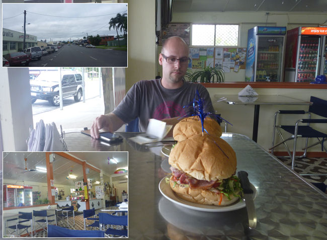 Burger in Babinda, Queensland