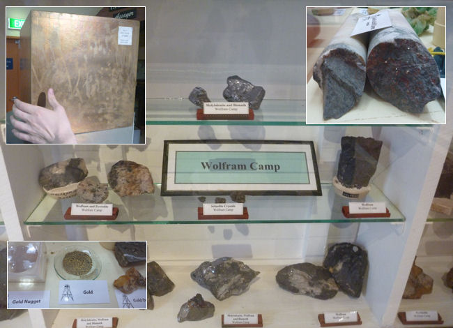 Wolfram Camp im Museum und Gold