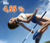 Festgeld zu 4,55 %