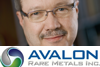 CEO von Avalon Rare Metals CEO Bubar von Avalon