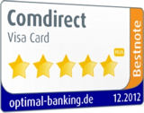 Testsiegel zur Comdirect Kreditkarte