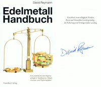 Edelmetall-Handbuch – signiertes Buch