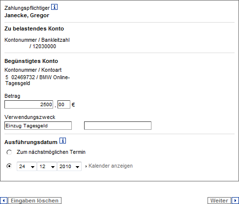 Bmw Online Banking