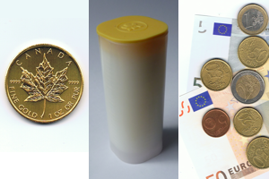 1 Unze Gold, 25 Unzen Silber und 59,75 Euro