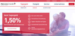 Tagesgeld der PSA Direkt Bank