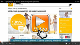 Video zum Tagesgeld der Reanult Bank